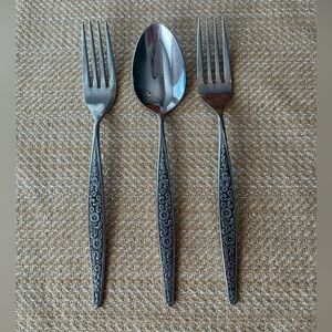 Oceanus stainless Silverware forever Japan Vintage Daisy Flatwear